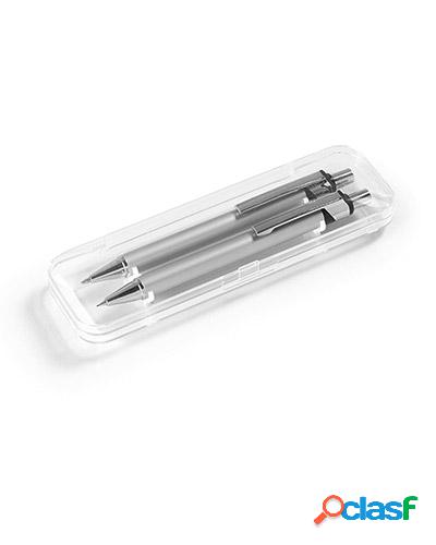 conjunto de caneta com lapiseira personalizado
