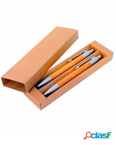 conjunto ecológico caneta e lapiseira personalizadas