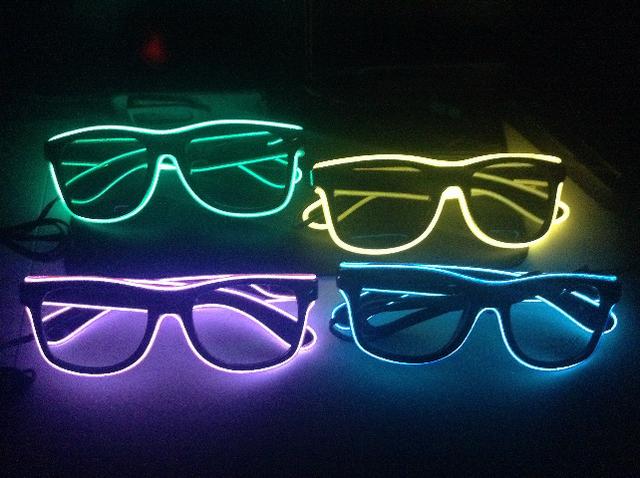 Óculos Led, Neon, para festas,Djs, Rave