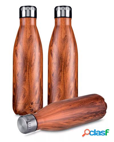 garrafa squeeze de madeira personalizada