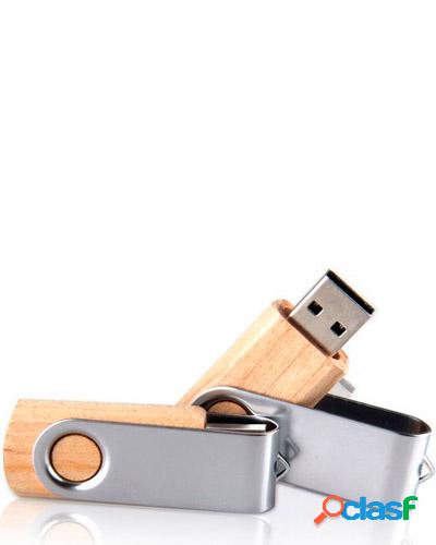 pen drive de bambu 4 gb personalizado