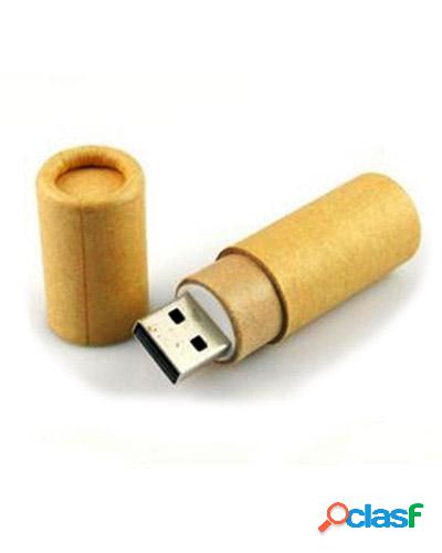 pen drive tubo de papel personalizado