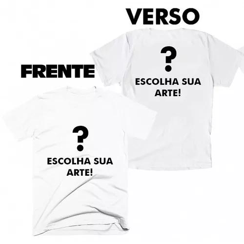 Camiseta Personalizada Com Sua Estampa Foto Imag