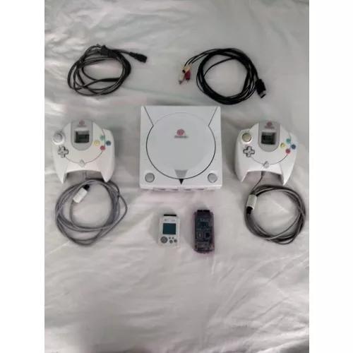 Dreamcast,desbloqueado Americano,modelohtk-3020,cor Branca