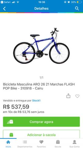Bicicleta CAIRU bike ARO  marchas/ LACRADA