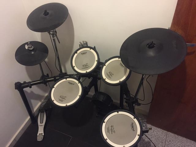 Bateria Eletrônica Roland TD4kx2 com Pad de prato extra