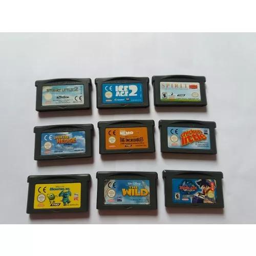 Game Boy Advance Lote Com 8 Cartuchos + Brinde