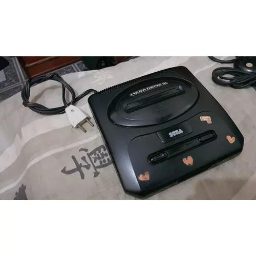 Mega Drive 3 Com Entrada De Sega Cd Só O Console Td 100% D1