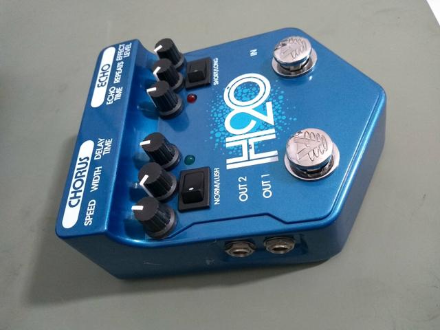 Pedal Delay Chorus Visual Sound H2O