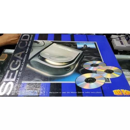 Sega Cd, Tectoy Completo, Caixa, Manuais 3 Jogos, Badeijas