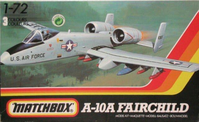 Aviao para montar do Fairchild A-10A Thunderbolt II, 1/72