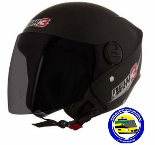 Capacete New Liberty3 com viseira fumê