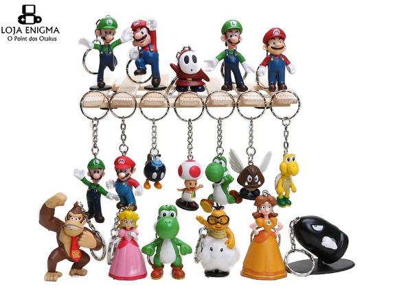 Chaveiros/Action Figures Super Mario (Frete Grátis)