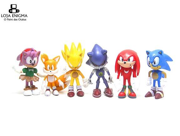 Chaveiros/Action Figures Turma do Sonic (Frete Grátis)