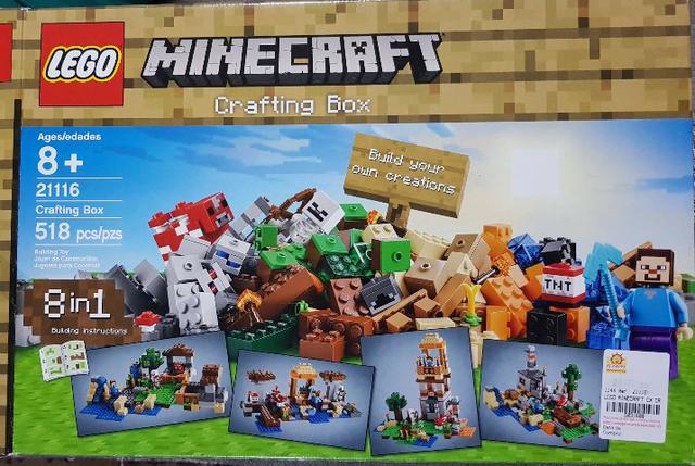 Lego Minecraft  Crafting Box