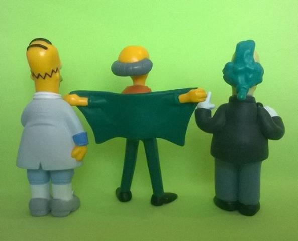 Lote Simpsons Srº Burns, Homer Opera, Krusty