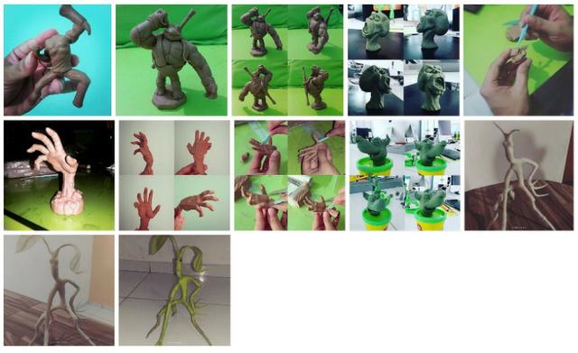 Modelagem e esculturas de miniaturas e actions!