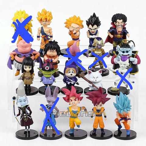 Personagens Dragon Ball Bonecos Miniaturas