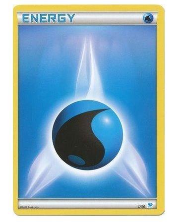 Pokémon Card (Código: 1-E) - Energia Água - Raridade: