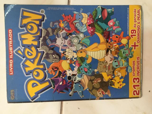 Álbum de figurinhas do Pokémon COMPLETO