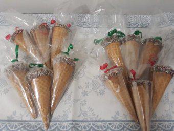 Cones Trufados (Doces)