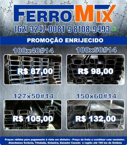 Ferro e Aço - Enrijecido e Metalon - Melhor Preço do