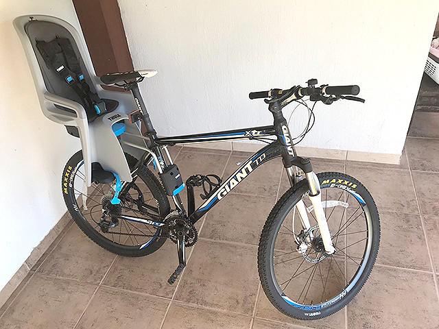 Giant XTC + Cadeirinha Thule