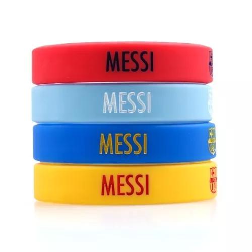 Pulseira Messi - Barcelona - Silicone - Exclusivas. Frete 10