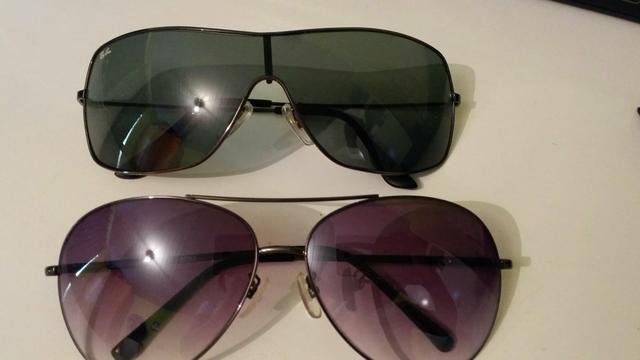 2 óculos de sol 50 reais