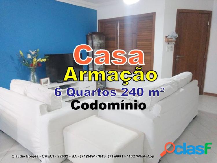 Casa em Condomínio a Venda no bairro Armação - Salvador,