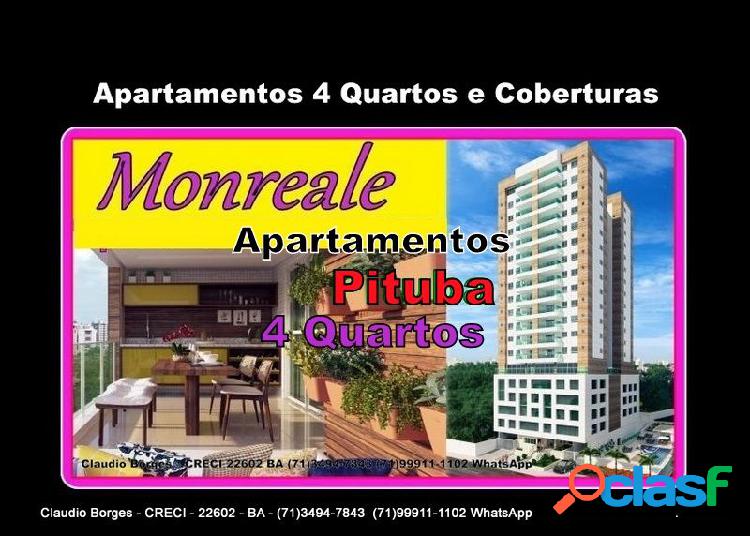 Monreale Pituba - Apartamento em Lançamentos no bairro