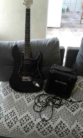Guitarra Giannini Standart series e amplificador Meteoro