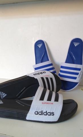 Chinelos Adidas e VANS