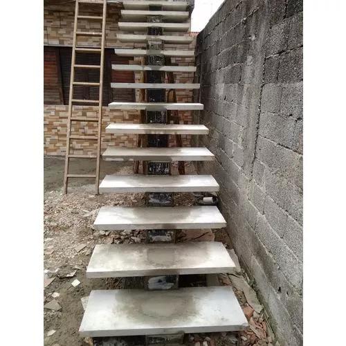 Escadas De Concreto Caracol Reta Com Viga 11966300322