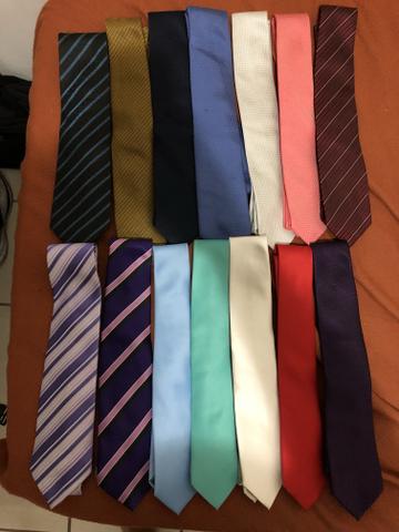 Vendo lote com 14 gravatas