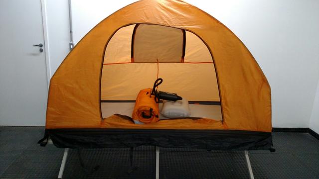 Cama para camping