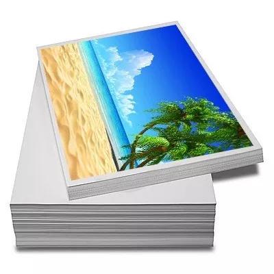 300 Folhas Papel Glossy Fotográfico 180g A4