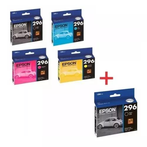 Kit 5 Cartucho Original Epson Para Xp231 Xp241 Xp431 296