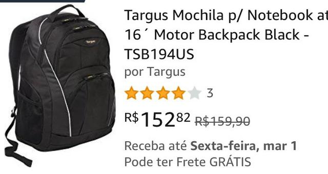 Mochila targus