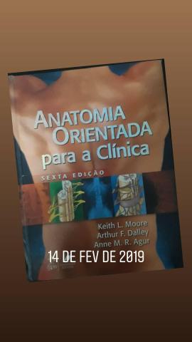 Livro 'Anatomia Orientada para a Clínica' 6 EDIÇÃO do