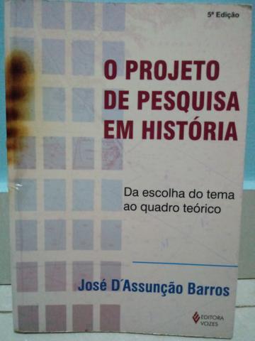 Livro O projeto de pesquisa em História