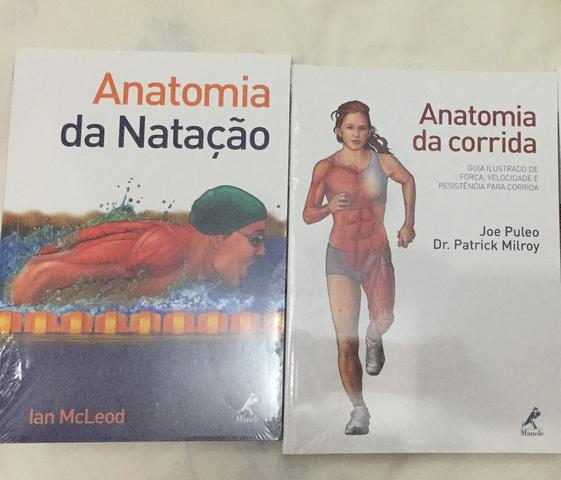 Livro anatomia natação e corrida