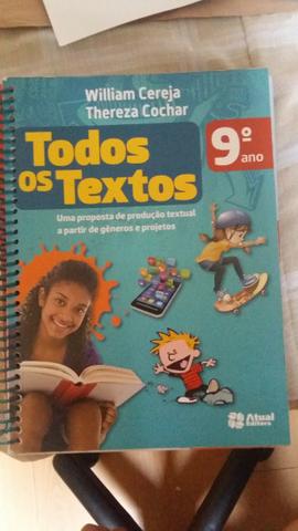 Livro didático Todos os Textos 9º ano