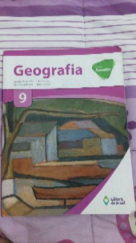 Livro didático geografia Projeto Apoema 9°ano