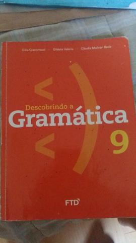 Livro escolar Descobrindo a Gramática 9º ano