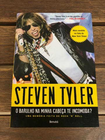 Livro/biografia: steven tyler, o barulho na minha cabeça te