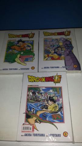 Mangá Dragon Ball Super vol 1 ao 3