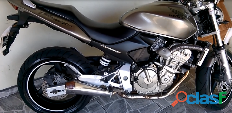 moto hornet de leilao com doc so 4 mil