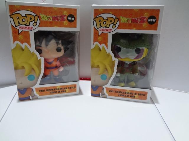 Funko Pop Goku e Cell Dragon Ball- Funkos Novos e na Caixa