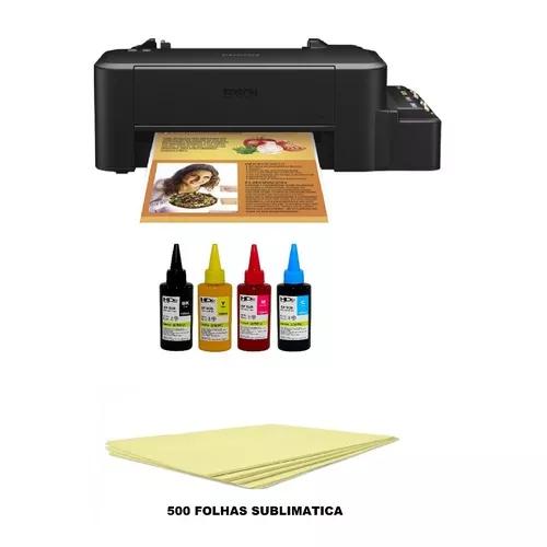 Impressora L120 A4 Tinta Sublimatica +500 Folhas Sublimatica